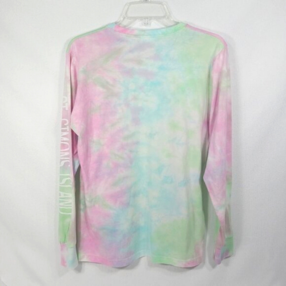 EXIST Retro Tye Dye Long Sleeve Womens Tshirt Size Medium - Picture 2 of 6